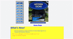 Desktop Screenshot of heydensigns.com